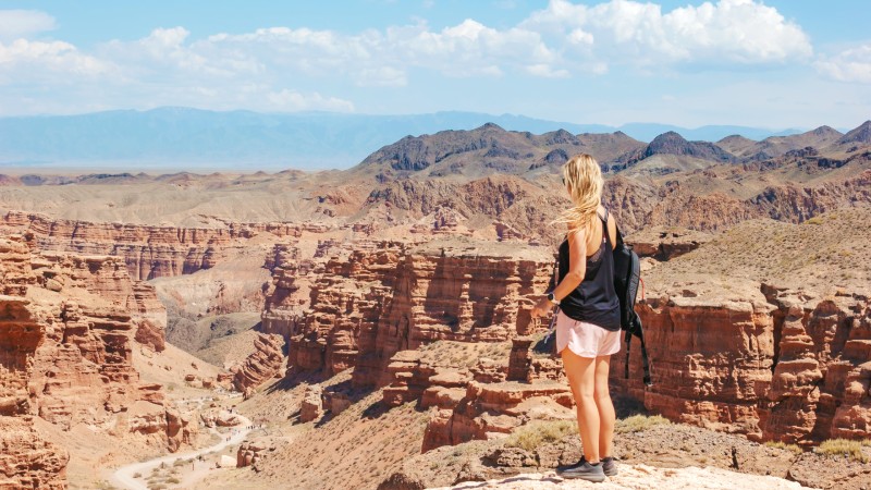 Utsikt over Charyn Canyon