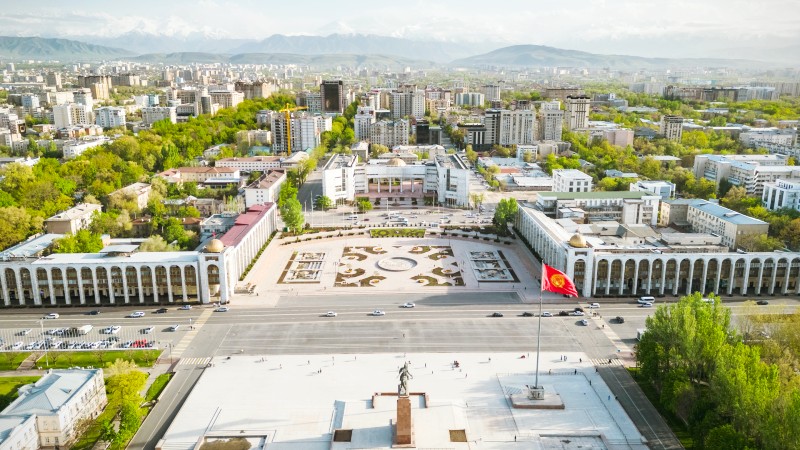 Ankomst Bishkek