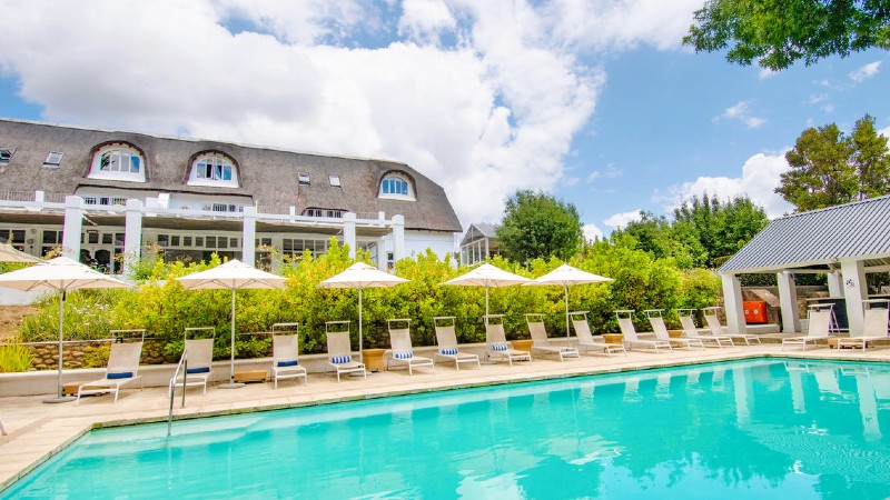 Basseng p Le Franschhoek Hotel & Spa